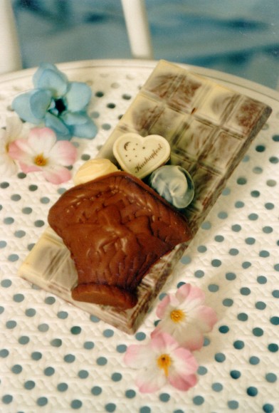 Schokotafel verziert