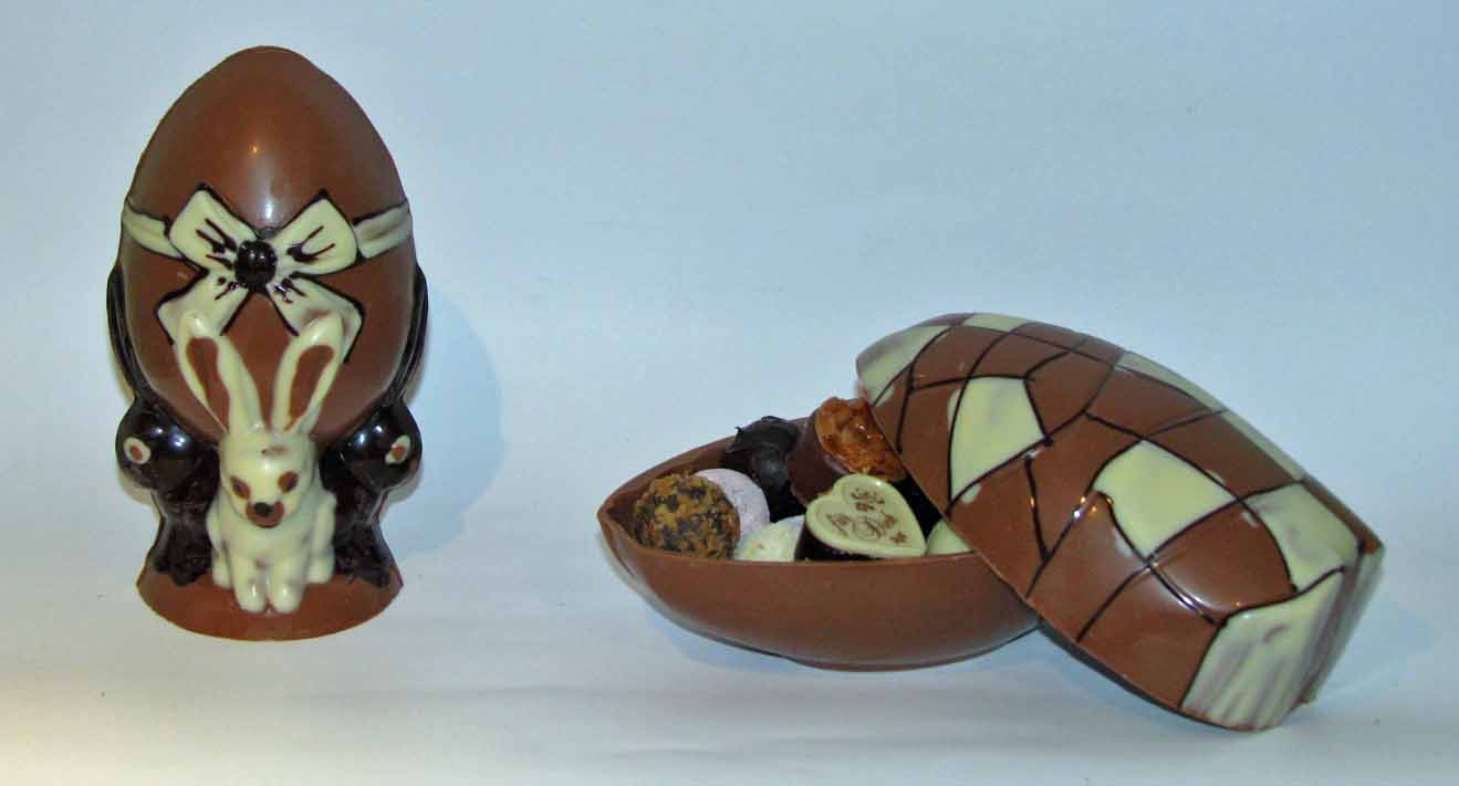 Gefüllte Schoko-Eier